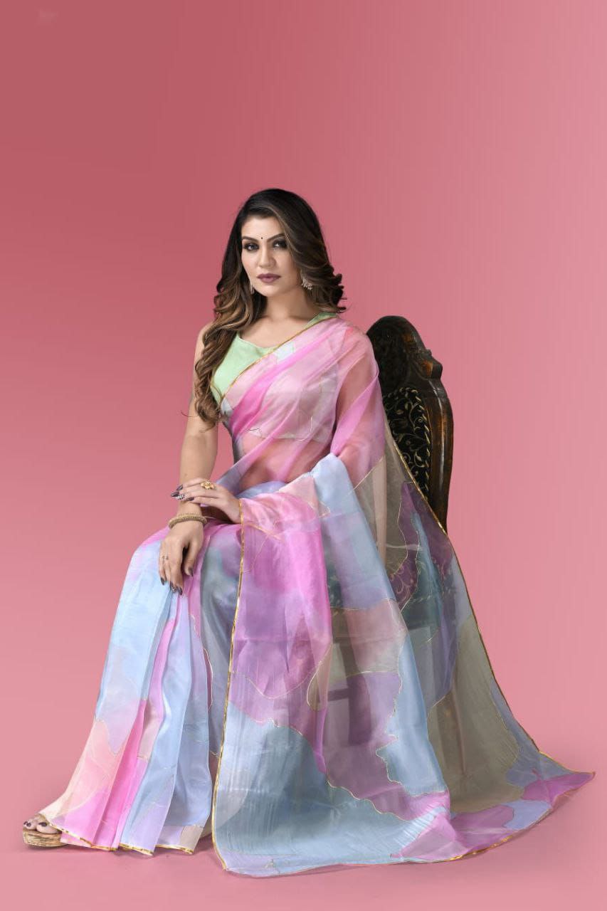 ORGENZA SAREE