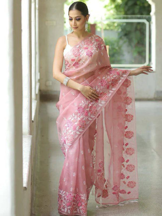 Soft Orgenza silk Saree